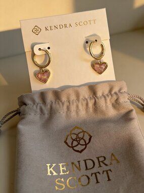 Ari Heart Huggie Earrings